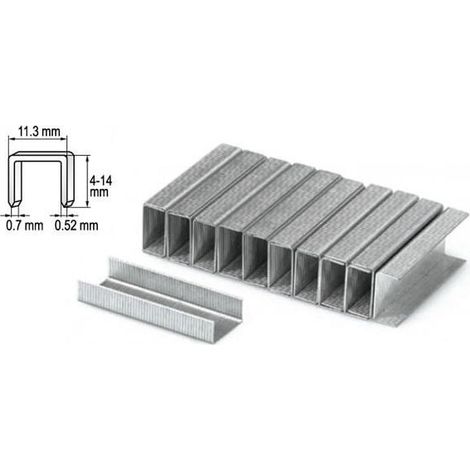 Graffette Yato 12x11,3 mm 1000 pezzi 7054
