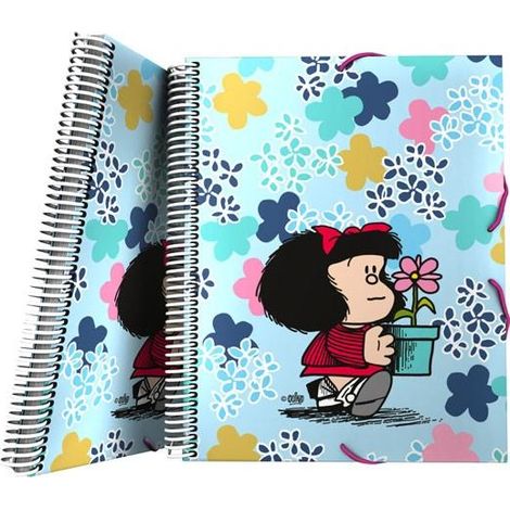 GRAFOPLÁS CARPETA 30 FUNDAS ESPIRAL MAXIPLÁS A4 C/SOBRE CIERRE C/GOMA MAFALDA 24 LIVELY