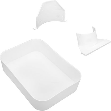 Bac Vidange Universel pour Lave-Linge à Chargement Frontal, Antifuite Plateau d'Égouttage Lave-Linge Récupérateur d'Eau pour Sous-Sols, Appartements, Maisons Mobiles, Garages, Locations (1/5)
