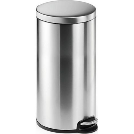 340323 papelera 30 L Alrededor Acero inoxidable