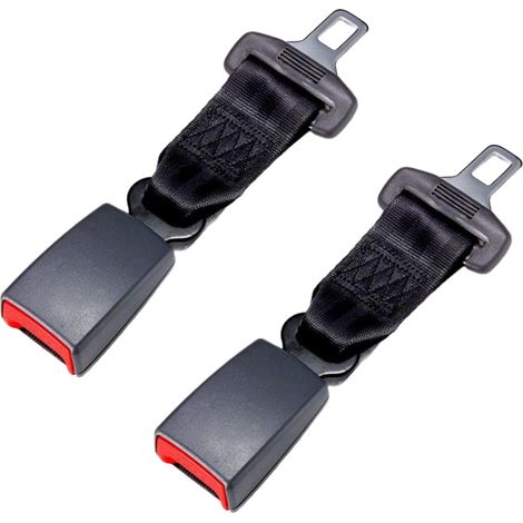 Rallonge de ceinture de sécurité auto 23 cm, rallonge tout-en-un (2 pièces)
