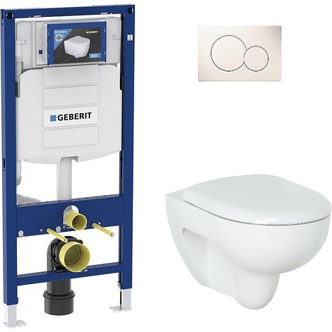 Pack Bati support Geberit et CombiPack Geberit Renova WC-suspendu sans rebord (1/5)