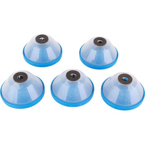 Lot de 5 bacs à poussière pour perceuse, éponge ABS, rondelles silencieuses anti-vibrations, récupérateurs de poussière pour scie cloche et plafond (1/5)