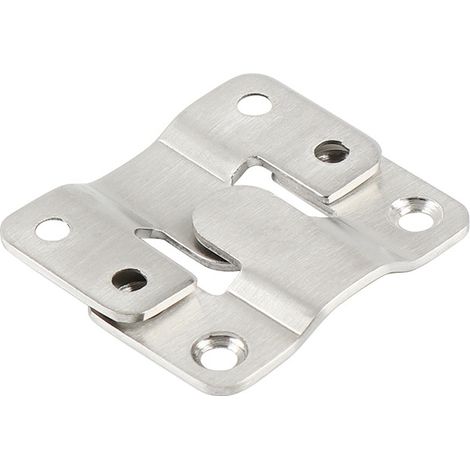 10 soportes de montaje empotrado ocultos, soportes de suspensión entrelazados de alta resistencia, conectores para muebles, herrajes para colgar en la pared. (1/5)