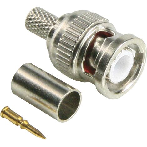 VIMAR - 46904.C01 Conector BNC macho de crimpado para RG59