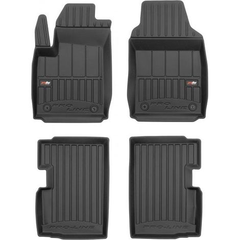 TAPPETINI IN GOMMA FIAT 500 dal 2007 - 3D TRUGO