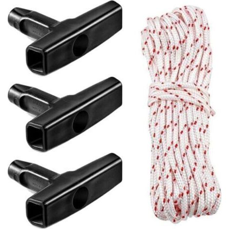 Cordon de démarrage universel de 10 m – Diamètre 3,0 mm – Avec 3 poignées ergonomiques – Compatible avec tondeuses à gazon, débroussailleuses, tailles-haies et tronçonneuses à essence