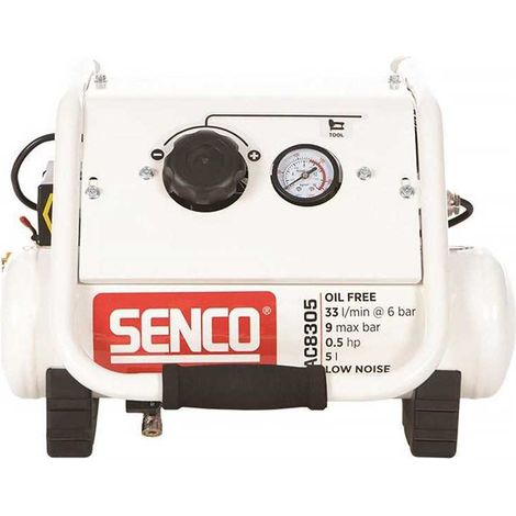 Compressore silenzioso senza olio da 5L SENCO AC8305 (1/2)