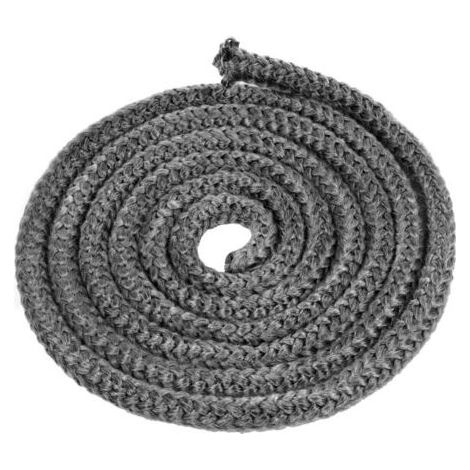 High temperature gasket 12mm x 2.5m in fiberglass – Resistance up to 600°C – For inserts and wood stoves (1/5)