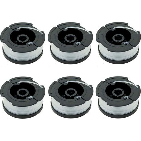 Pack of 6 Spools A6481 A6485 for Black Decker String Trimmers