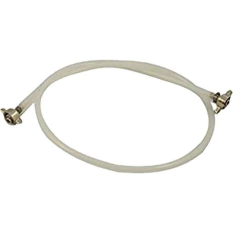 Tuyau pour bière, ligne de bière, tuyau de brasserie, tuyau bière 7 mm complet 5 m avec embouts droits courbes et écrou à ailettes 5/8 pouce (1/2)