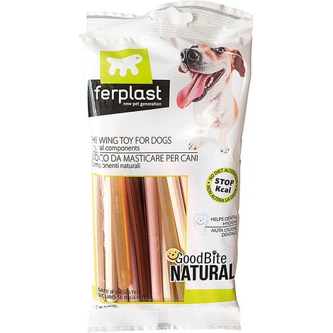 Ferplast NATURAL STICK BAG Gioco da masticare per cani ai gusti misti - 20 pz. Variante  - Misure: 13 x 2 x h 26 cm -