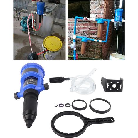 Pompa proporzionale francese Dosumatic, diluitrice per allevamenti di suini e pollame, pompa spandiconcime (nuovo modello da 3/4", rapporto di diluizione 1-5%) (colore accessorio casuale)