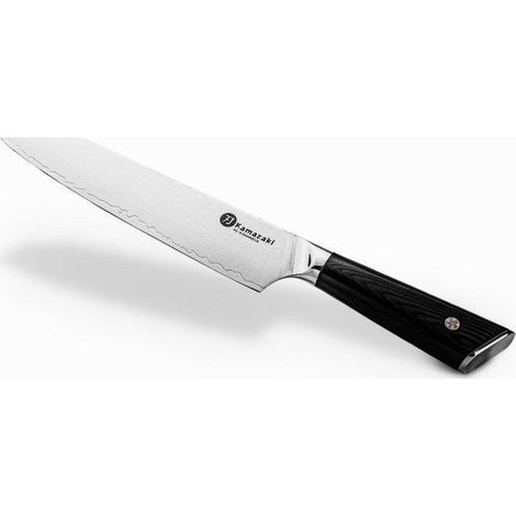 Doerr Kamazaki Santoku cuchillo acero damasco 18 cm