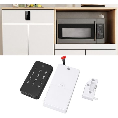 Cerradura electrónica inteligente para armarios con alarma antirrobo, ABS 6V (1/5)