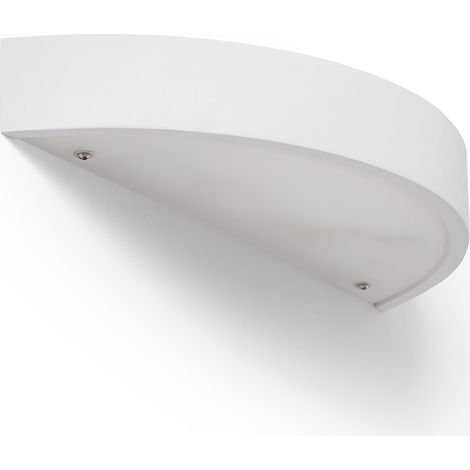 Aplique de Pared de Yeso Iluminación Doble Cara Upinde Blanco (1/5)