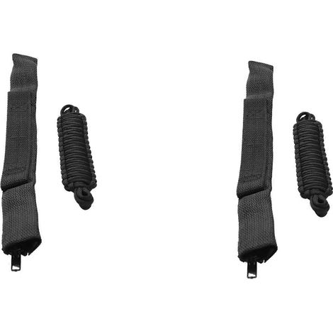 4 correas limitadoras de puertas de coche, kit de topes limitadores unilaterales para puertas, compatibles con JEEP Wrangler CJ YJ TJ JK JKU JL 1996-2018 (1/5)