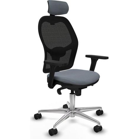 Piqueras y Crespo Silla de Oficina Gris Confortable