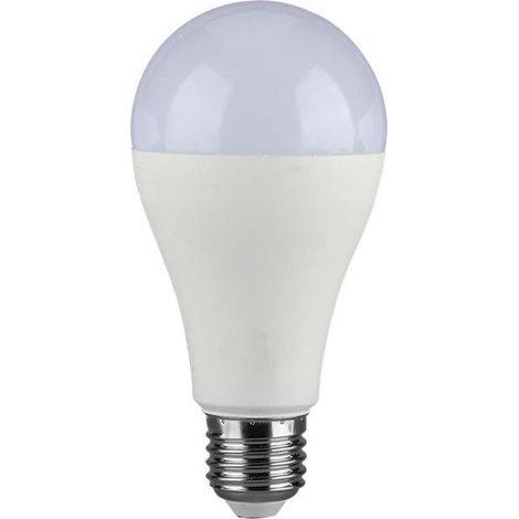 V-TAC VT-2015 Lampadina LED 15W E27 luce 4000k 100lm/W termoplastica forma A65 sku 214454 (1/9)