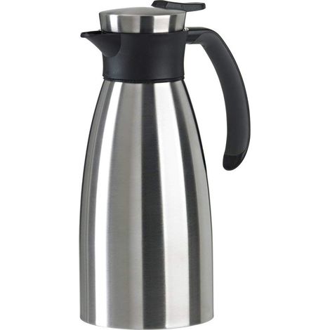Emsa 508932 Thermos 1 litro Chiusura a punta rapida, impugnatura morbida Acciaio inossidabile Nero (1/5)