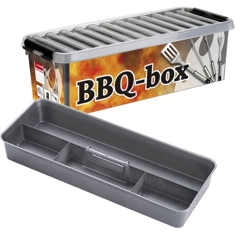 Boite Q-line BBQ-Box avec insert compartimenté (1/2)