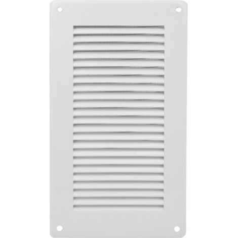 GRIGLIA DA SOVRAPPORRE IN METALLO CON RETE L. 140 X H. 240 MM Alluminio Argento