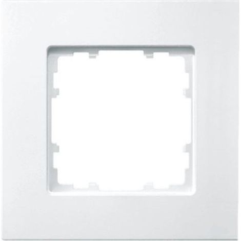 Rahmen 1 Element 90x90mm in Polarweiß Siemens Delta MIRO 5TG11110WH