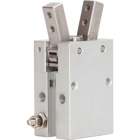 Pinces pneumatiques, vérins pneumatiques, équerres de serrage en aluminium, à simple ou double effet