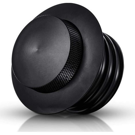 Moto Noir Pop-up Carburant Bouchon De Réservoir De Gasoil Ventilé Encastré Réservoir Bouchon De Gaz Vis De Réservoir De Carburant Ventilé pour Harley Davidson 1982-2018