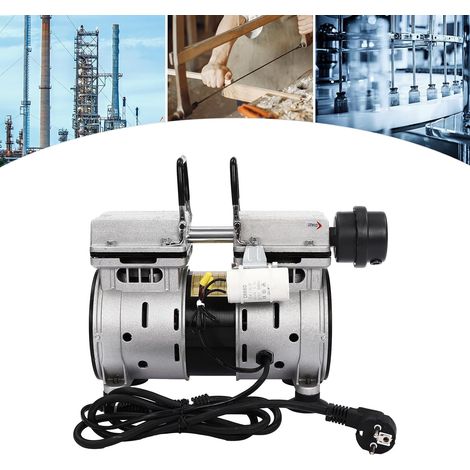 Vakuumpumpe, Ölfrei Unterdruckpumpe Vakuum, Industrie Labor Vakuum Pumpe 550W Ölfreie industrielle Laborvakuumpumpe (1/5)