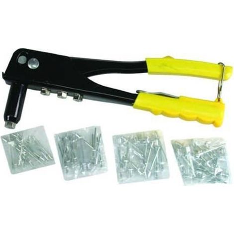 Rivettatrice Con 4 Testine + 20 Rivetti Misti In Omaggio 4 Misure (1/2)
