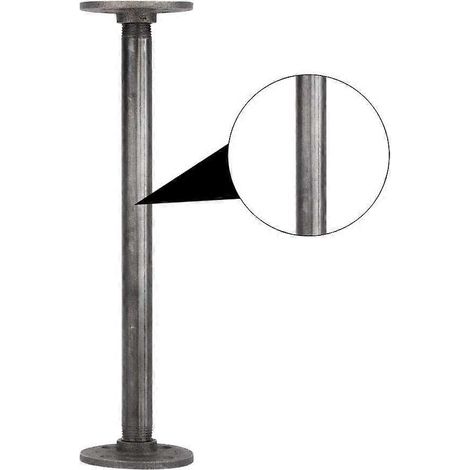 Pieds de table argentés pour soutenir la table, lot de 4, pieds de meubles robustes en fer. (1/5)