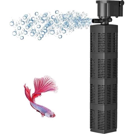 APEX 2500L/H ubmersible Aquarium Internal Filter Pump for Fish and Turtle Tank and Pond with Chemical, Physical, and Biological Filtration (1/5)