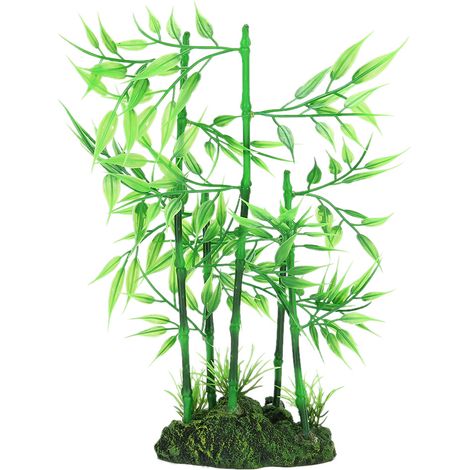 Aquarium artificiel vif Simulation pierre bleue bambou pour Aquarium plantes d'eau paysage décoration pierre bleue (1/5)