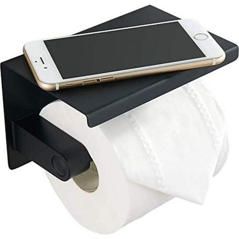 Porte-papier toilette en acier inoxydable 304 pour décoration d'Hôtel - Noir mat-Fei Yu (1/5)