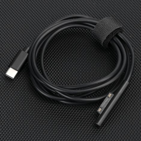 Câble USB-C PD 15V 3.25A pour Microsoft Surface Pro et Tablettes PC (1/5)