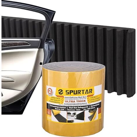 Mousse Protection Garage, EVA Autoadhésive Portiere Voiture, Idéal Accessoires Auto de Voitures, Protezione Portiere Auto, 200 x 20 cm, 15 mm épaisseur (1/5)