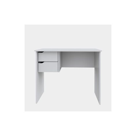 SCRITTOIO 2 CASSETTI 90X50X73 CM BIANCO- 1,0 pz