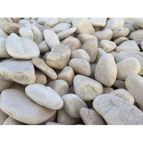 Canto rodado Amarillo Limón - Big bag 1.000 kg. - 40-60 mm