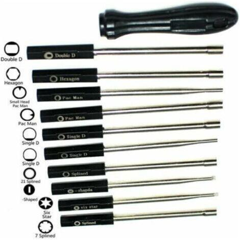 Kit d'outils de réglage de carburateur pour Petit Moteur Stihl Husqvarna Poulan Jonsered McCulloch MTD Ryobi Homelite Echo Makita Dolmar Honda Solo Oleo-Mac Efco Walbro THISNDE (1/2)