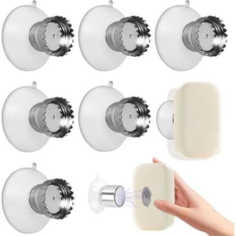 6 Porte-Savons Aimantes Ventouse Puissante Savon Solide (1/5)