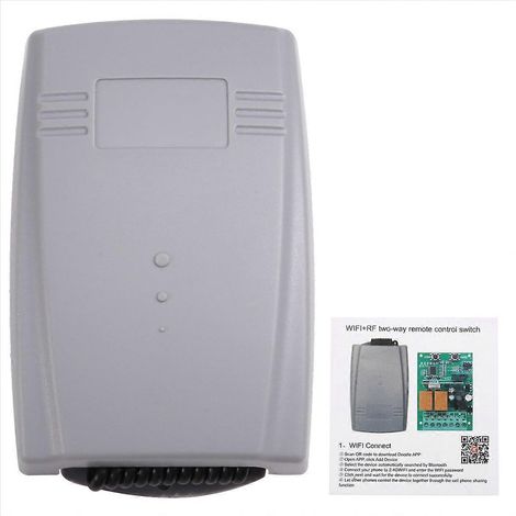 Interrupteur multicontrôleur universel à code tournant fixe fixe pour ouvre-porte de garage Tuya WIFI 2 canaux 433 MHz (1/5)