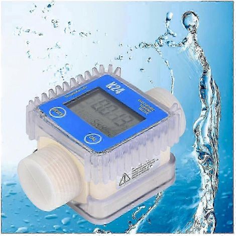 Débitmètre numérique LCD K24 pour turbines, huiles, produits chimiques, eau et liquides de mer 2025 (1/3)