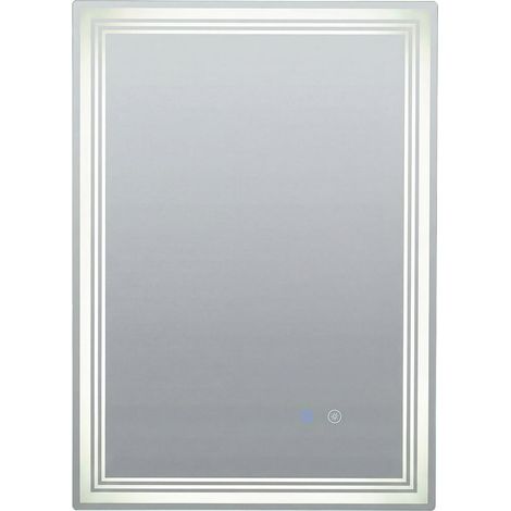 LED-Badezimmerspiegel, beschlagfrei, mit Memory-Funktion, 70 x 50 cm