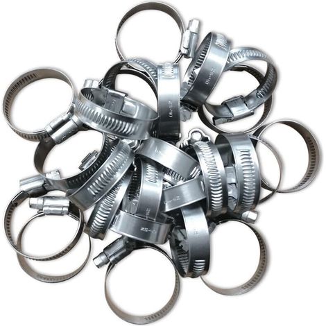 Colliers de serrage durite tuyau inox a4 aisi316 marin w5 large 12 mm - choisissezici : serrage 32 x 50 (25)