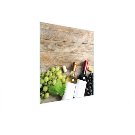 Glasschneidebrett 45x52 Holz