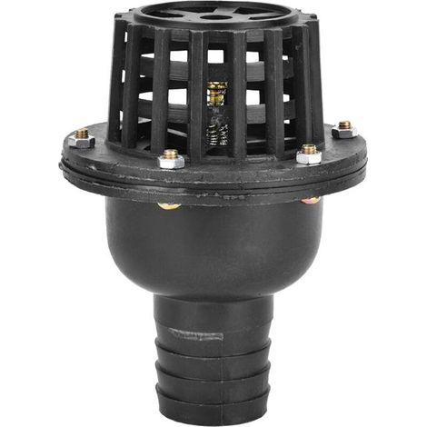 Valve anti-unnecessary flat low pressure for pump to water, in PVC black, for pump of machine to fluid (1,5") (1/5)