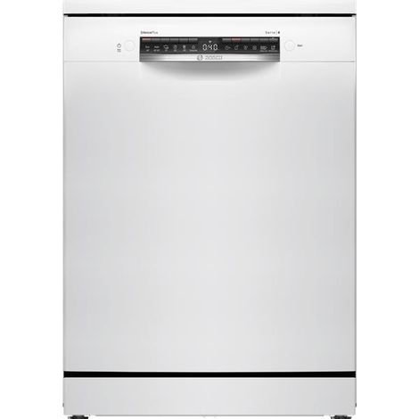 Lave-vaisselle pose libre Bosch Série 4 SMS4HMW08E 14 couverts Blanc 44 dB Home Connect