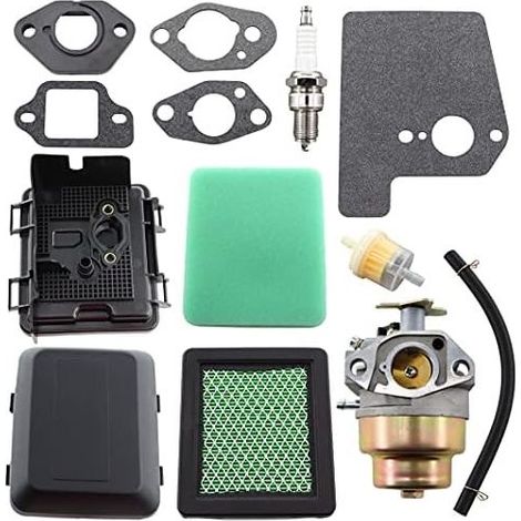 Carburateur avec Filtre à Air et Couvercle pour Honda GC135 GC160 GCV160 GCV190, Remplacement 17231-ZM0-040, Compatible Tondeuses HRB216 HRR216 HRS216 HRT216 (1/4)