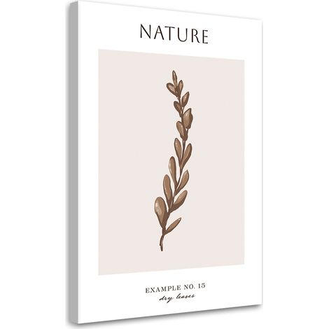 Tableau sur toile Feuilles sèches - Nature 70x100 (1/5)